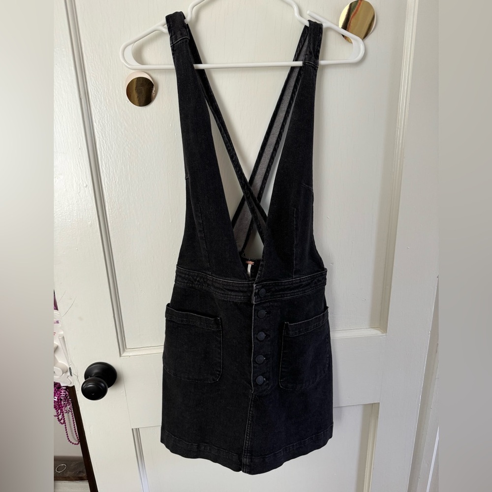 free people 99% cotton overall dress - size 12